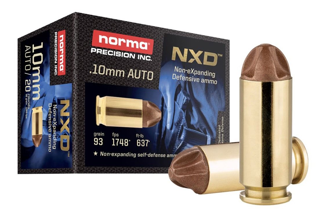 Norma Ammunition 611340020 Self Defense NXD 10mmAuto 93gr 20 Per Box/10 Cas view 2