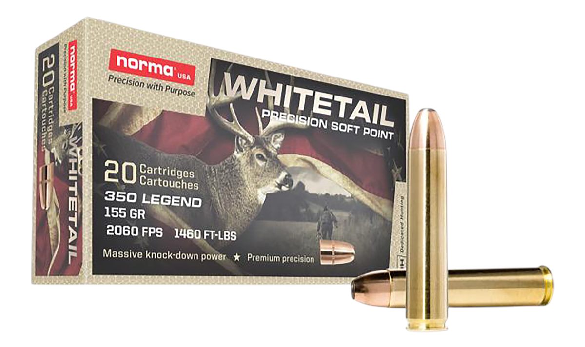 Norma Precision Ammunition 603404704 Whitetail 350 Legend 155gr Soft Point
