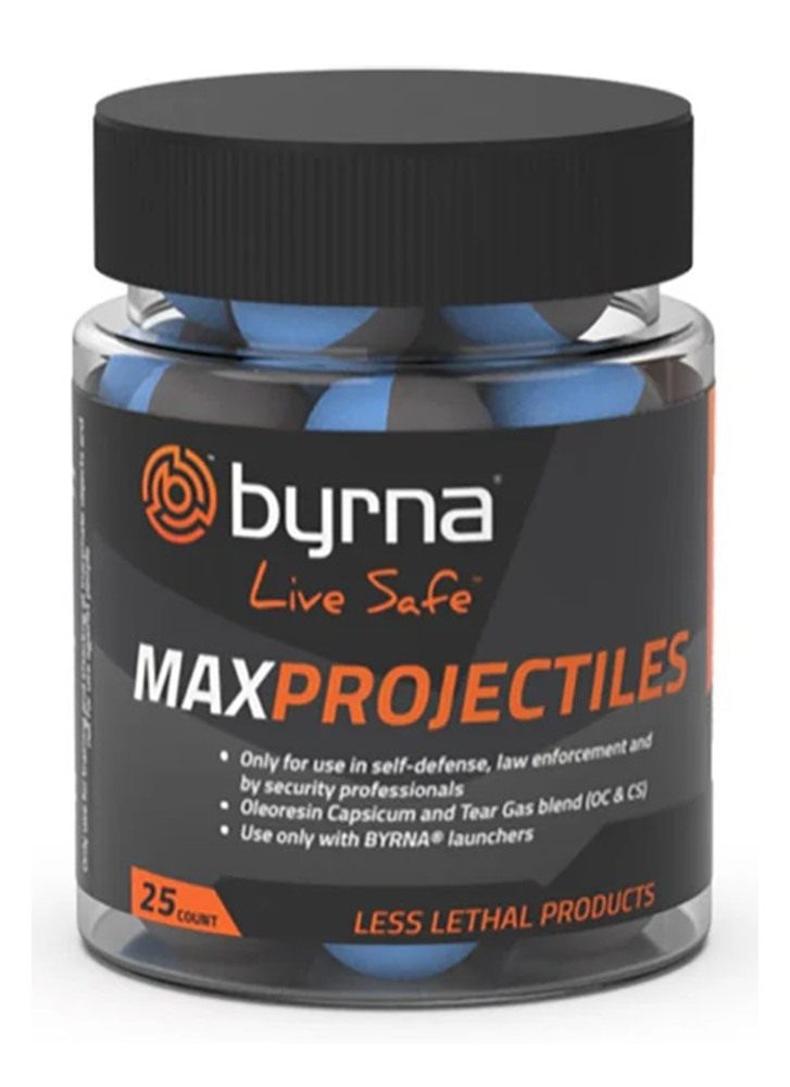 Byrna Technologies MAX Projectiles 25 Count TUB .68 CAL