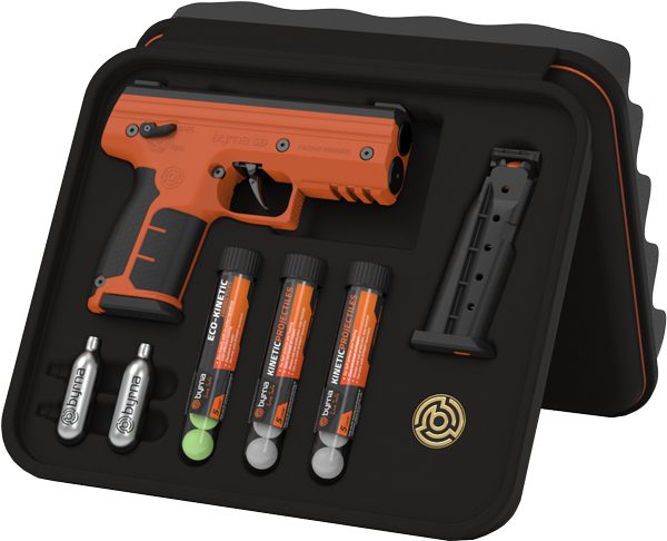Byrna Technologies SD Launcher Universal KIT-Orange (2 Mags/CO2/3-5PKS OF P view 2