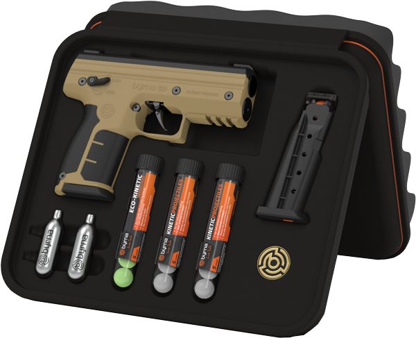 Byrna Technologies SD Kinetic KIT TAN W/ 2 Mags Projectiles view 2