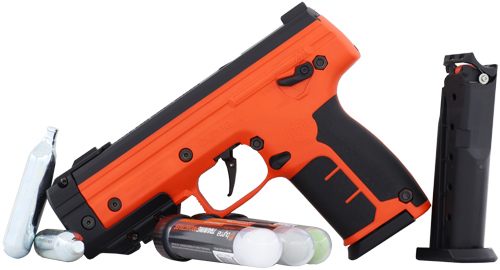 Byrna Technologies LE Launcher Universal KIT-Orange (2 Mags/CO2/3-5PKS OF P view 2