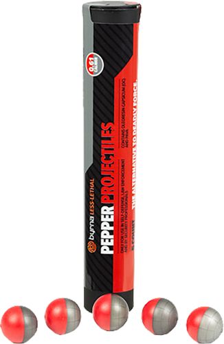 Byrna Technologies Pepper Projectiles 5-CT Tube .61 CAL Fits CL Launcher