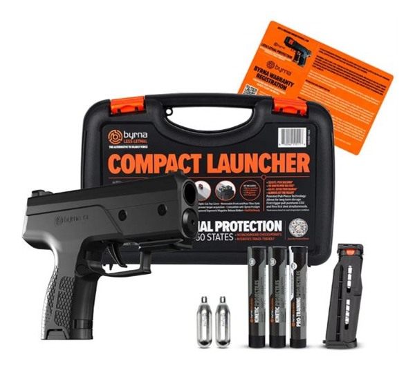 Byrna Technologies CL Universal KIT Steel Gray W/2 Mags Projtl 61 CAL