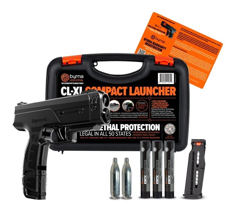 Byrna Technologies Cl-xl Launcher Universal Kit-black (7rd Mag/12g Co2/15 K
