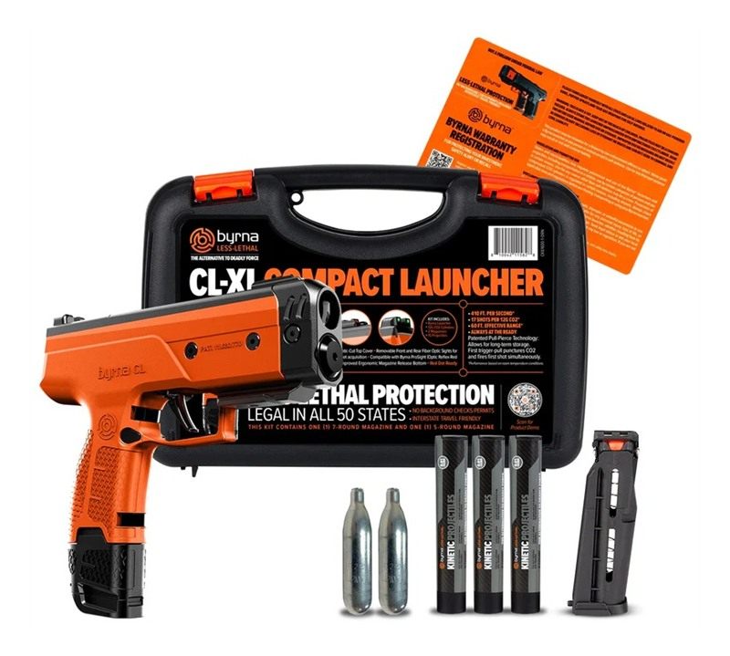 Byrna Technologies CL-XL Launcher Universal KIT-Orange (7RD MAG/12G CO2/15