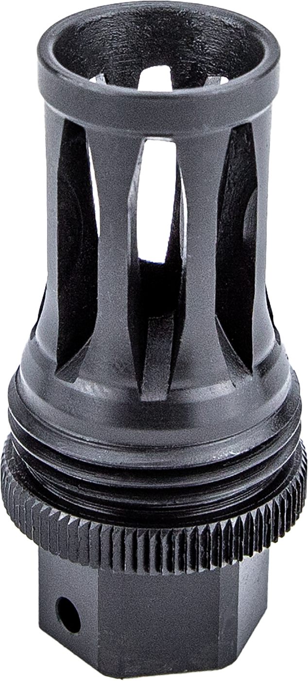 KGM Suppressors A-QD-5FB-S-1 Quick Detach Flash Brake Black Nitride Steel 1