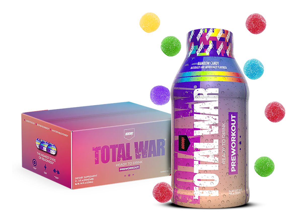 REDCON1 RC1TWRTDRC-12 Total War Ready Drink Rainbow Candy Pack