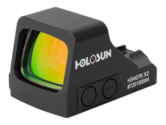 Holosun Technologies HS407KX2 407 Black Anodized 1 x 0.58in x 0.77in 6 MOA