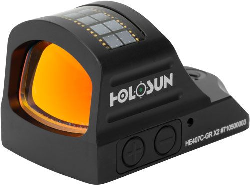 Holosun Technologies HE407CGRX2 407 Black Anodized 1 x 0.63in x 0.91in 2 MO view 2