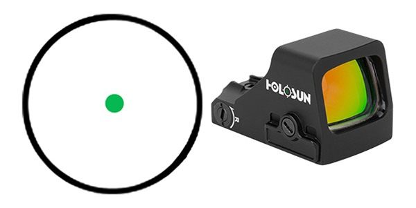 Holosun Technologies HE407KGRX2 407 Black Anodized 1 x 0.58in x 0.77in 6 MO view 4
