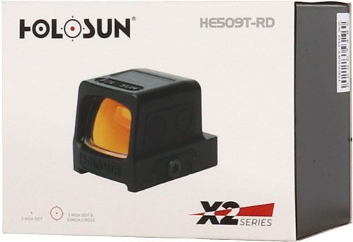 Holosun Technologies HE509TRD X2 509 Black 1 x 0.66in x 0.9in 2 MOA Red Dot view 2