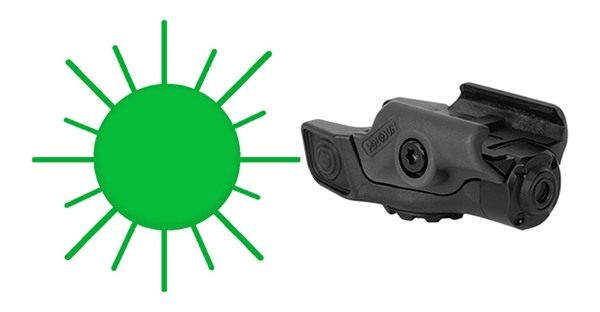 Holosun Technologies Rmltgr Green Black Rail Mounted Laser view 2