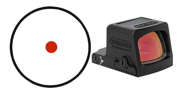 Holosun Technologies EPSRD6 Black Anodized 1 x 0.63in x 0.91in 6 MOA Red Do view 3