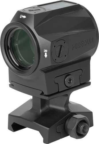 Holosun Scrsgrmrs Black Anodized 1 x 20 mm 2 MOA Green Dot/65 Circle Multi view 3