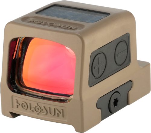HOLOSUN 509 ENCLOSED RED MULTI RET SOLAR TITANIUM PISTOL FDE view 2