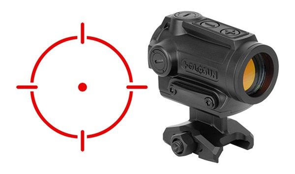 Holosun Technologies Aromrsrd Black 1x 2 MOA Red Dot/65 Circle Reticle view 2