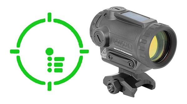 Holosun Technologies ARO Evolution Enclosed Solar Green Reticle Rifle view 3