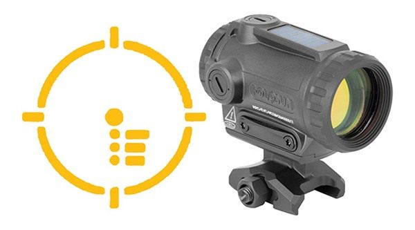 Holosun Technologies ARO Evolution Enclosed Solar Gold Reticle Rifle view 3