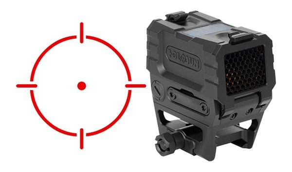 Holosun Technologies AEMSPROX2RD Black 1x 2 MOA Red Dot/65 Circle Reticle view 3