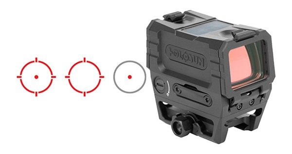 Holosun Technologies AEMS EVO Enclosed Medium RED Multi Reticle view 2