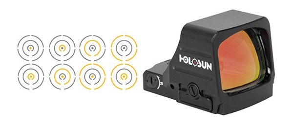 HOLOSUN 507 COMP LG OPEN LENS GOLD MULTI RET SLR SHAKE AWK view 2