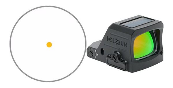 Holosun Technologies 407 RED DOT 2MOA Open Lens Full Size Pistol view 2