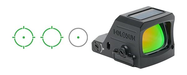 Holosun Technologies 507 Open Reflex Green Multi Reticle Full Size Pistol view 2