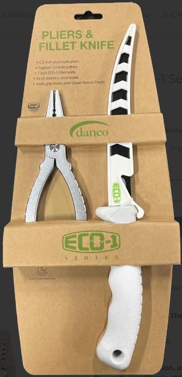 Danco ECO Fillet Knife Plier Combo 6.5in 7in W/Sheath