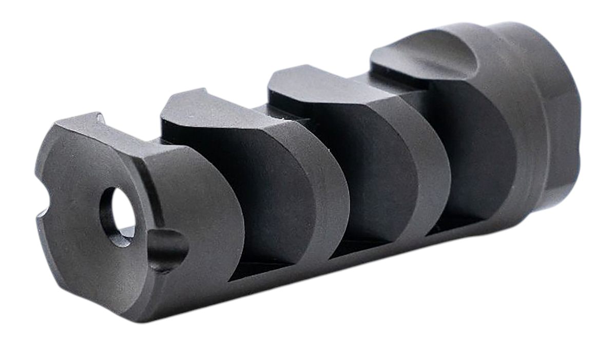 Armaspec ARM191-BLK Muzzle Brake Fireball Black Nitride 1/2inx28 Threads 22