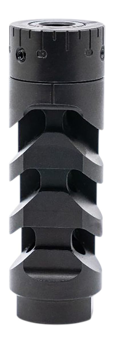 Armaspec ARM1932-BLK Muzzle Brake Harmonics-Tuner Black Stainless Steel 5/8