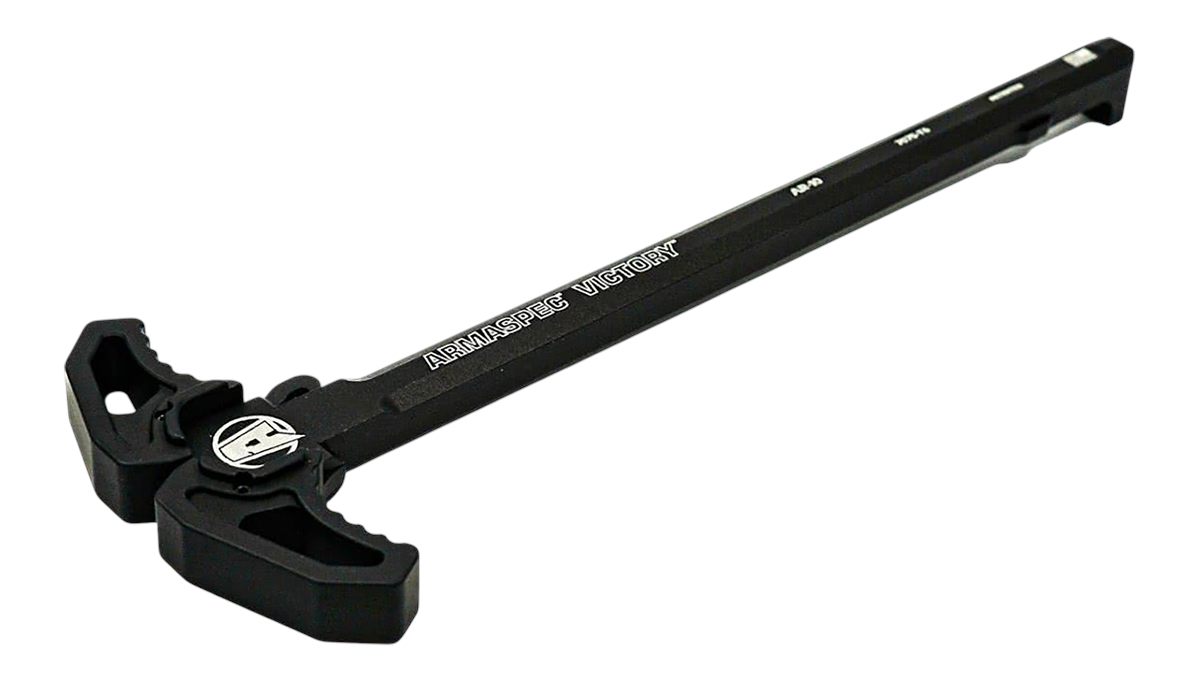 Armaspec ARM162-BLK Victory Charging Handle Black Aluminum Ambidextrous