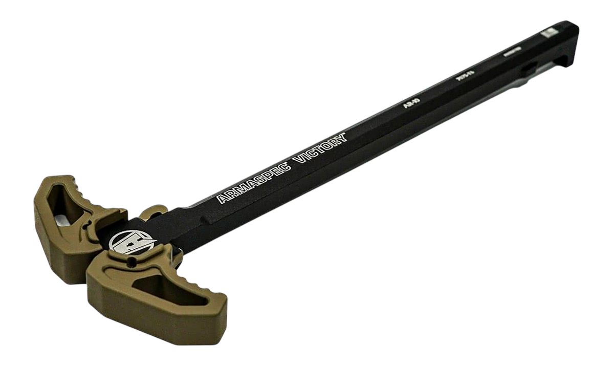Armaspec ARM162-FDE Victory Charging Handle Flat Dark Earth Aluminum Ambide