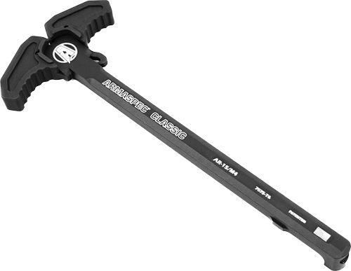 Armaspec ARM165-BLK Classic Charging Handle Black Aluminum Ambidextrous view 2