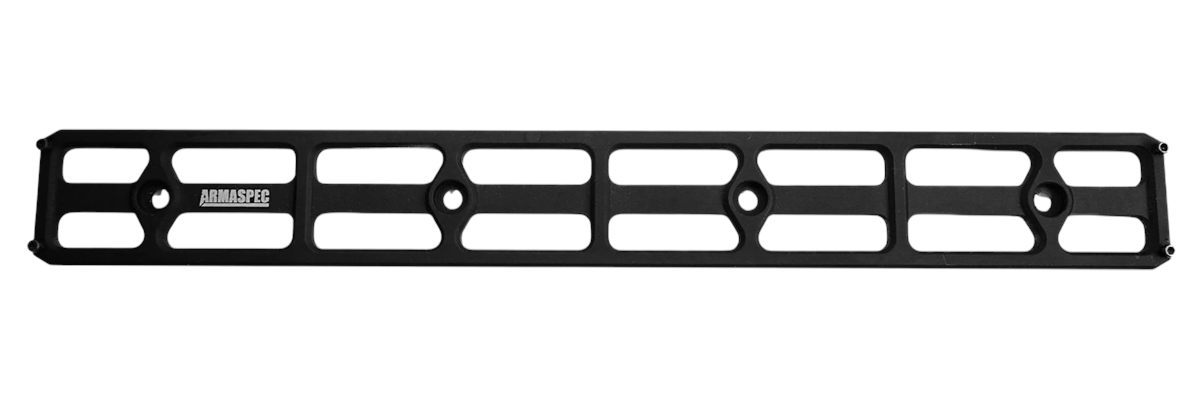 Armaspec ARM621-12 Arca Rail Slot M-LOK Black Aluminum Compatible w/ AR-15/