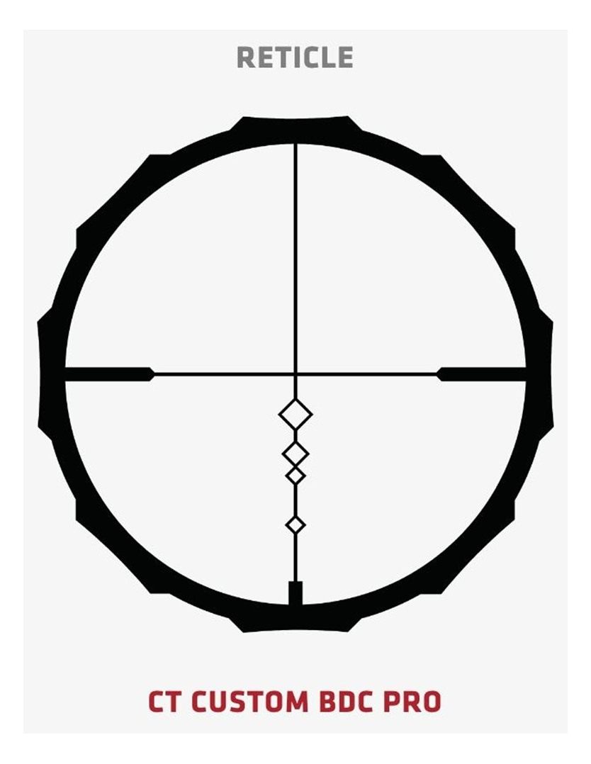 Crimson Trace Scope Brushline PRO 4-16X42 BDC SF Matte view 3