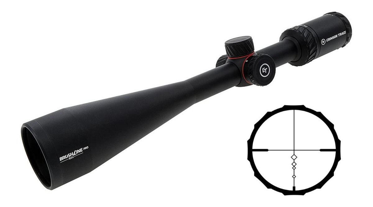 Crimson Trace Brushline Pro Rifle Scope - 6-24x50mm 30mm SFP BDC view 2