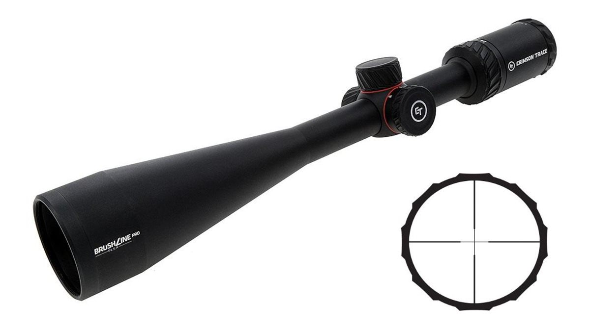Crimson Trace Brushline Pro Rifle Scope - 3-12x42mm 30mm Plex