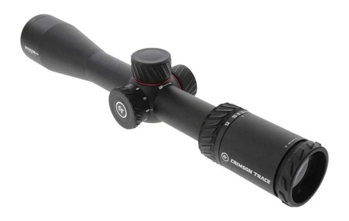 Crimson Trace Brushline Pro Rifle Scope - 3-12x42mm 30mm Plex view 2