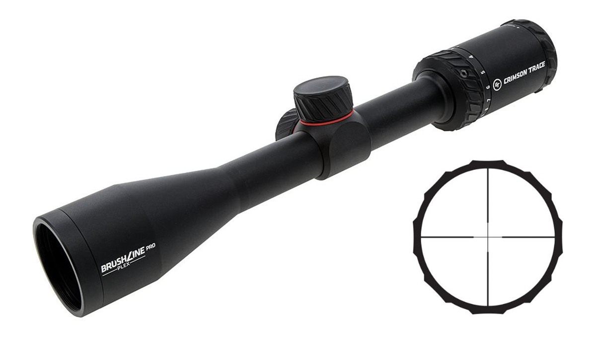 Crimson Trace Brushline Pro Rifle Scope - 3-9x40mm 1in SFP Plex