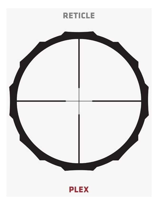Crimson Trace Brushline Pro Rifle Scope - 3-9x40mm 1in SFP Plex view 2