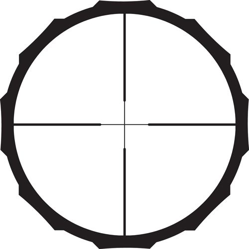 Crimson Trace Brushline Pro Rifle Scope - 3-9x40mm 1in SFP Plex view 4