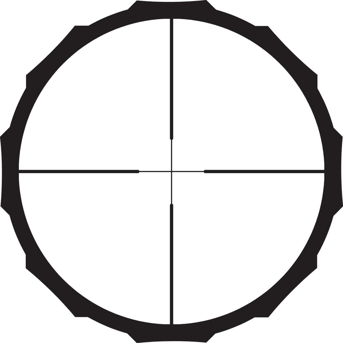 Crimson Trace Brushline Pro Rifle Scope - 4-12x40mm 1in SFP Plex Non-llum