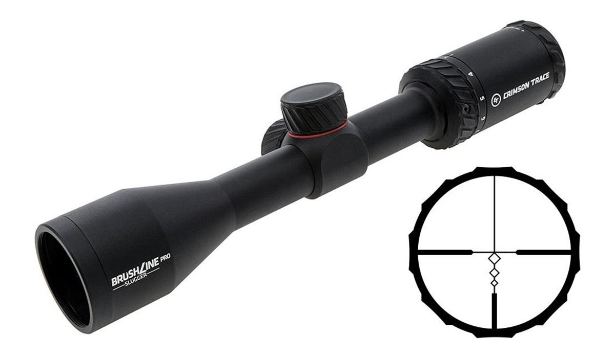 Crimson Trace Brushline Pro Rifle Scope 3-9x40mm 1in SFP BDC Slugger Non-ll view 2