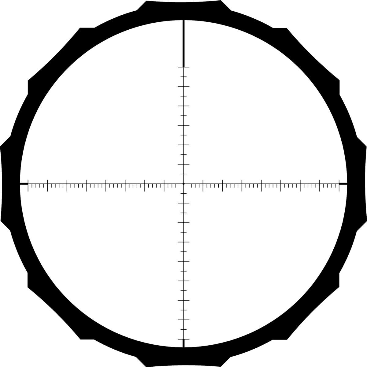 Crimson Trace Hardline Rifle Scope - 3-12x42mm 1in SFP MR1-MOA