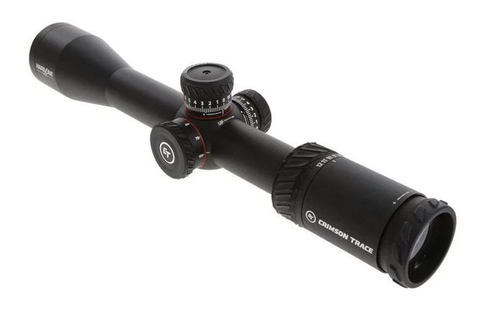 Crimson Trace Hardline Rifle Scope - 3-12x42mm 1in SFP MR1-MOA view 3