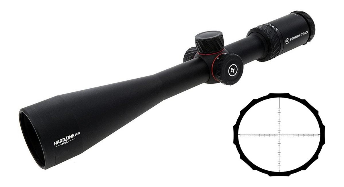 Crimson Trace Hardline Pro Rifle Scope - 5-20x50mm 30mm SFP MR1-MOA