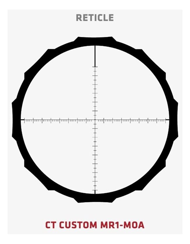 Crimson Trace Hardline Pro Rifle Scope - 5-20x50mm 30mm SFP MR1-MOA view 3