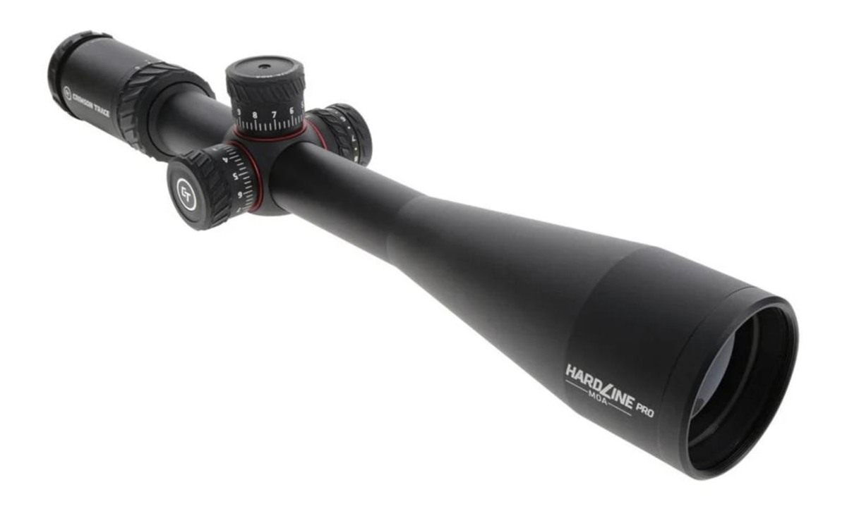 Crimson Trace Hardline Pro Rifle Scope - 6-24x50mm 30mm SFP MR1-MOA Illum view 2