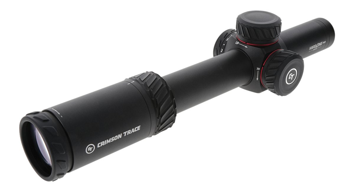 Crimson Trace 0101100 Hardline Pro Black 1-6x24mm 30mm Tube Illuminated Com view 2